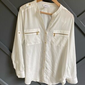 Calvin Klein White Blouse
